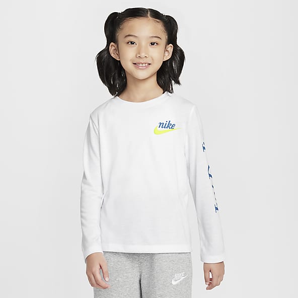 Girls white nike top clearance